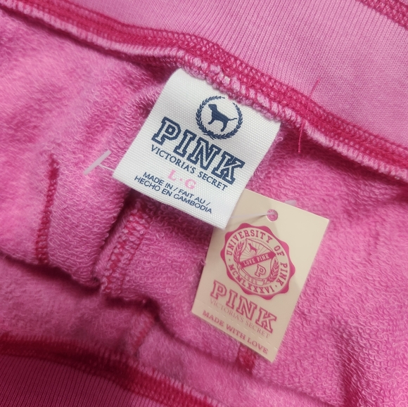 Nwt Pink Victoria Secret Lounge Pants Size Large - Picture 4 of 6